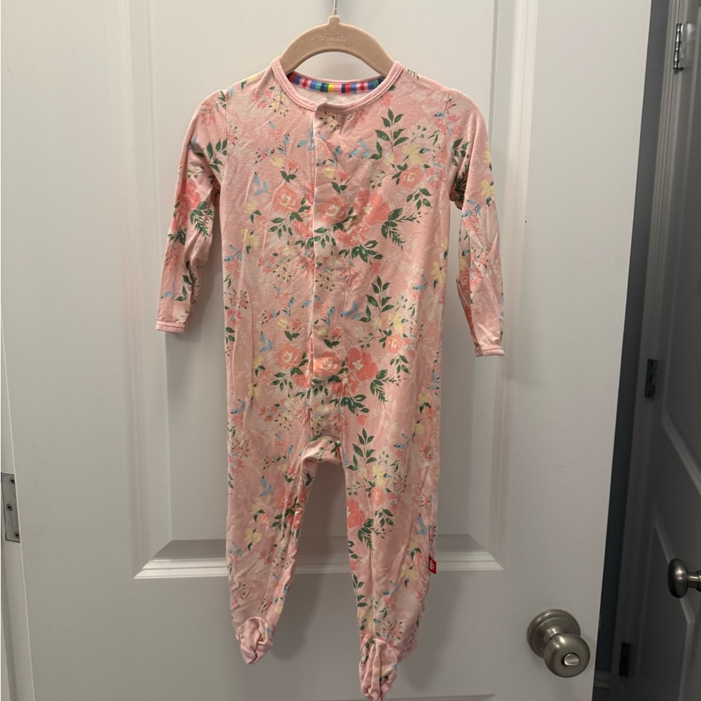 Magnetic Me Ainslee Floral Footie 6-9 months